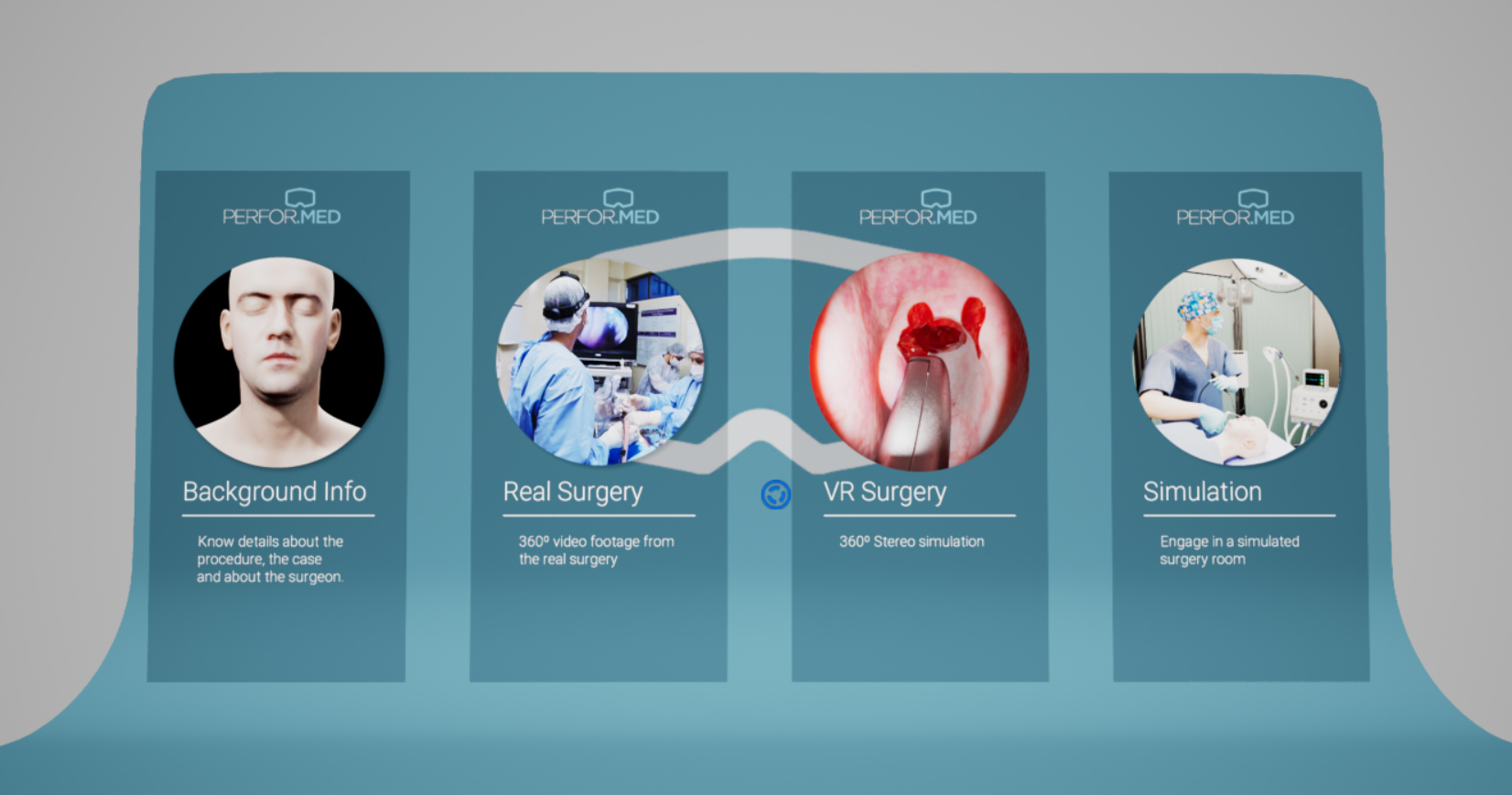 Experiência imersiva de aprendizagem médica em realidade virtual